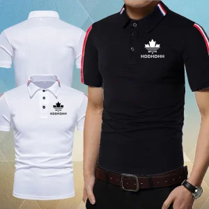 Summer-Short-Sleeve-Polo-Shirt-Men-Fashion-Casual-Slim-Solid-Color-Business-T-shirt-Men-s