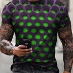 T-Shirt-For-Men-3D-Optical-Illusion-Print-Short-Sleeve-Tops-Fashion-Gradient-Harajuku-Streetwear-Hip-2
