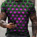 T-Shirt-For-Men-3D-Optical-Illusion-Print-Short-Sleeve-Tops-Fashion-Gradient-Harajuku-Streetwear-Hip-3