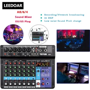 TEYUN-8-6-4-Channel-Professional-Portable-Mixer-Computer-Sound-Mixing-Console-Number-Audio-Interface-Live