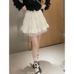White-Lace-Mini-Skirt-for-Women-Girl-Kawaii-Short-Skirt-for-Summer-Fairycore-Clothes-Korean-Fashion-3