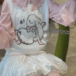 White-Lace-Mini-Skirt-for-Women-Girl-Kawaii-Short-Skirt-for-Summer-Fairycore-Clothes-Korean-Fashion-5