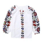 Women-Autumn-Clothes-Long-Sleeve-Shirt-Flower-V-Neck-Casual-Loose-Top-Ladies-Blouse-Tee-1