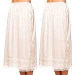 Womens-Lace-Underskirt-Petticoat-Under-Dress-Long-Skirt-Safety-Skirt-Oversize-4