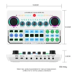 X50 Original Professional Sound Card Audio Studio Recording Interface Mixers Music Card With Sound For Live 4