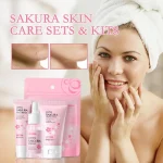 one-set-Japan-Sakura-Skincare-Set-Korean-Face-Serum-Essence-Cream-Moisturize-Fade-Dark-Circles-Eye-3