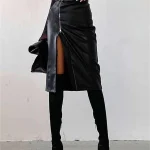 wsevypo-Black-PU-Leather-High-Waist-Pencil-Skirts-Vintage-Grunge-Women-Streetwear-Zipper-High-Split-Bodycon-5