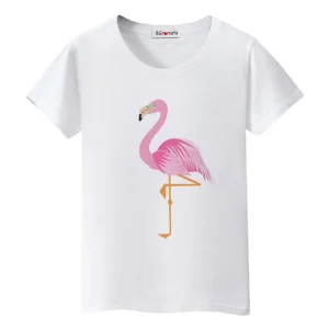 BGtomato-New-style-flamingos-printing-T-Shirt-women-top-tees-Funny-Shirts-Novelty-Cool-Tops-Women