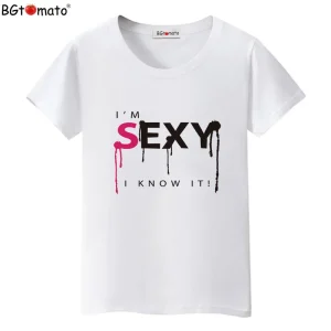 BGtomato-Sexy-words-fashion-women-t-shirt-Hot-sale-brand-new-Shirt-women-Hot-sale-good