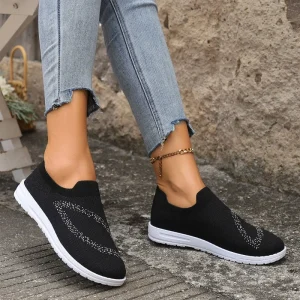 Black-Color-Knitted-Sneakers-for-Women-Summer-Non-Slip-Breathable-Socks-Shoes-Woman-Slip-On-Casual-1