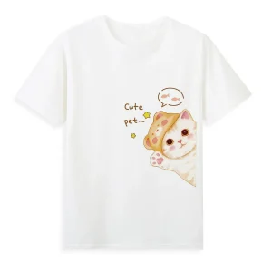 Creative-design-lovely-kittens-printing-tshirt-Hot-sale-new-style-summer-shirts-Good-quality-comfortable-soft-1
