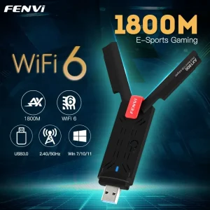 FENVI-WiFi-6-USB-Adapter-Dual-Band-AX1800-2-4G-5GHz-Wireless-WiFi-6E-AXE3000-Dongle