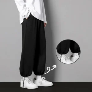 Korean-Style-Fashion-Sweatpants-New-Summer-Spring-Light-Gray-Baggy-Wide-Leg-Pants-Straight-Leg-Casual-1