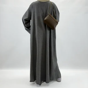 New-Linen-Closed-Abaya-With-Pockets-High-Quality-Modest-Long-Sleeve-Cotton-Maxi-Dress-EID-Ramadan-1