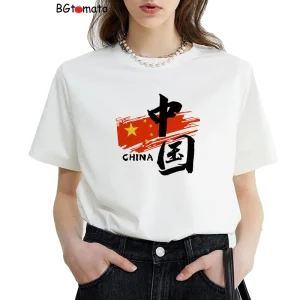 New-style-chinese-characters-printing-t-shirt-flag-printed-tshirt-good-quality-comfortable-summer-shirtsA018