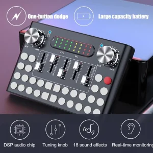 Portable-Audio-Mixer-New-Mobile-Dual-LiveBluetooth-Microphone-Personal-Entertainment-Streamer-Live-Broadcast-Computer-Soundcard