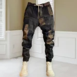 Printed-Baggy-Long-Pants-Reinforced-Pockets-Versatile-Stylish-All-match-Elastic-Waist-Casual-Trousers-for-Men-4