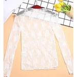 Sexy-Women-T-Shirts-Lace-Mesh-Tee-Long-Sleeve-See-through-Tops-Ladies-Floral-Blouse-Women-5