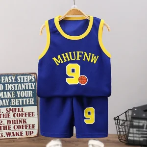 Summer-Kid-Basketball-Jersey-Set-Fashion-Solid-Letter-Print-Basketball-Uniform-Suit-Child-Breathable-Outfits-Sport