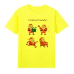 Summer-fashion-new-creative-Santa-Claus-design-printed-women-s-T-shirt-versatile-comfortable-high-quality