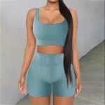 Two-piece-Set-Ins-Seamless-Knitting-Sexy-Gym-Sport-Workout-Running-Sports-Short-Bra-Yoga-Suit-4