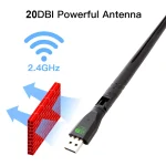WIFI-6-USB-Adapter-AX300-Network-Card-USB-Dongle-2-4GHz-with-20dB-High-Gain-Antenna-2