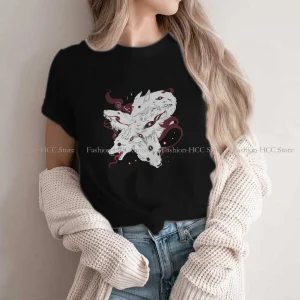 Wild-Wolf-Polyester-TShirt-for-Women-With-Many-Eyes-Basic-Leisure-Tee-T-Shirt-High-Quality