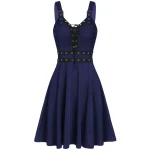 Women-Gothicism-Dress-Plus-Size-Cool-Solid-Bandage-Irregular-Hem-Sleeveless-Camisole-Mini-Dresses-2024-Y2k