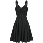 Women-Gothicism-Dress-Plus-Size-Cool-Solid-Bandage-Irregular-Hem-Sleeveless-Camisole-Mini-Dresses-2024-Y2k-3