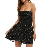 Women-s-Summer-Mini-Dresses-Flower-Print-Casual-Beach-Tube-Top-Dress-Cover-Ups-for-Swimwear-2