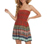 Women-s-Summer-Mini-Dresses-Flower-Print-Casual-Beach-Tube-Top-Dress-Cover-Ups-for-Swimwear-3