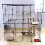 DIY-Foldable-Pet-Playpen-Crate-Iron-Fence-Puppy-Kennel-House-Exercise-Training-Puppy-Kitten-Space-Dog-3
