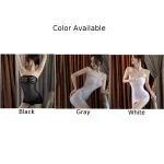 Female-Women-Dress-White-Black-Gray-1-Pcs-Nylon-See-through-Sleepwear-Ultra-thin-Brand-New-4