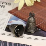 Hot-Sale-New-1PC-Alloy-Antique-Bell-Chinese-Mini-Sculpture-Pray-Guanyin-Buddha-Bell-Shui-Feng-2