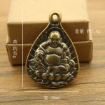 New-Brass-Buddha-Statue-Figurine-Retro-Keychain-Pendant-Feng-Shui-Fashion-Pendant-Decorative-Figurines-Accessoires-Miniatures-1