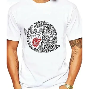 New-Men-s-Fun-3D-Smiling-Face-T-shirt-Summer-Skull-Pattern-Round-Neck-Short-sleeved-1