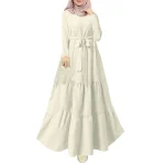 New-Muslim-Elegant-Abaya-Cuff-Beading-Islam-Black-Dress-Dubai-Long-Woman-Evening-Robe-Kaftan-Moroccan-3