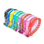 Patches-Bells-Color-Buckle-Footprint-Collars-Synthetic-Pet-Safety-Buckle-Adjustable-Collar-Animal-Supplies-3
