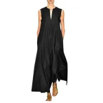 Plus-Size-2024-New-Arrival-Women-Summer-Dresses-Vintage-Daily-Casual-Sleeveless-Long-Dresses-Cotton-Blend-4