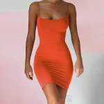 Sexy-Spaghetti-Strap-Camisole-Mini-Dress-Women-Bodycon-Club-Party-Dresses-2024-Summer-New-Pure-Color-2