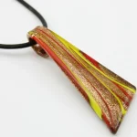 Chinese-Style-Handmade-Murano-Lampwork-Glass-LiuLi-Geometry-Pendant-Fit-Necklace-Jewelry-Gifts-LL87