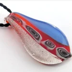 New-Handmade-Murano-Lampwork-Glass-Colorful-Water-drop-Pendant-Fit-For-Necklace-LL25-4
