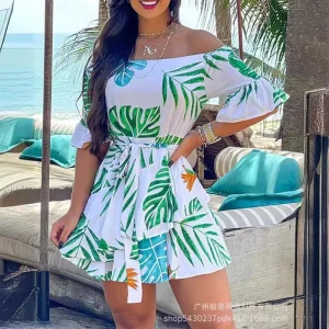 kf-Sde9c8d06364e49bca49aaef3a355fa20B-2024-Spring-Summer-New-Women-s-Clothing-White-Floral-Print-off-Shoulder-Dress-No-Positioning-Printing